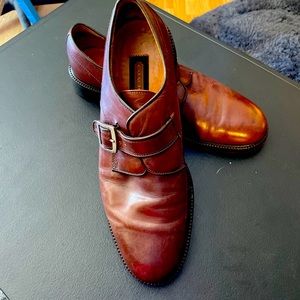 Coach Monk strap men’s sz 13 tan shoes